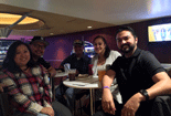 Sarina, Carlo, Albert, Usha and I watch the Lakers take on the Chicago Bulls at STAPLES Center in Los Angeles.