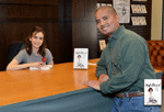 Lily Collins, who appeared in such films as RULES DON'T APPLY and the 2009 Oscar-nominated flick THE BLIND SIDE, does a photo op for her new book UNFILTERED