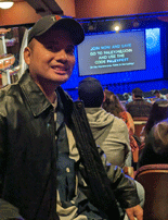 Taking a selfie inside Dolby Theatre on Day 1 of PaleyFest LA.