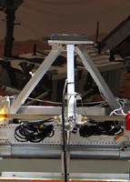 A full-scale test model of the Mars Science Laboratory rover.