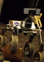 An experimental Mars lander.