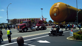 ET-94 passes by The Forum in Inglewood on May 21, 2016.