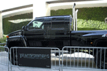 The GMC Topkick pickup truck used as the Autobot named Ironhide in TRANSFORMERS: REVENGE OF THE FALLEN.
