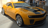 The 2010 Chevrolet Camaro used as Bumblebee in TRANSFORMERS: REVENGE OF THE FALLEN.