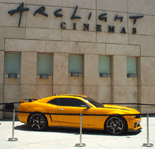 Another view of the Chevy Camaro outside of ArcLight Cinemas.