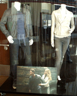 The outfits worn by Shia LaBeouf and Rosie Huntington-Whiteley in TRANSFORMERS: DARK OF THE MOON.