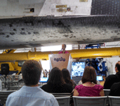 The 'Go for Payload' press conference begins at the California Science Center, on October 9, 2014.