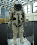 The pressure suit worn by Felix Baumgartner during his historic space jump on October 14, 2012.