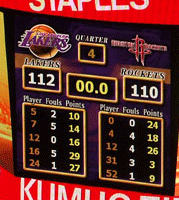 LAKERS vs. HOUSTON ROCKETS, October 26, 2010.