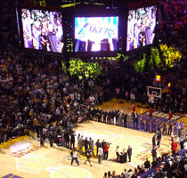 LAKERS vs. CLIPPERS, October 27, 2009.