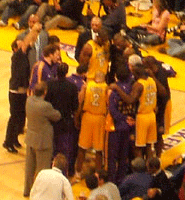 LAKERS vs. CLIPPERS, October 27, 2009.