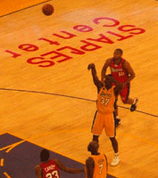 LAKERS vs. CLIPPERS, October 27, 2009.