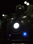 The Iron Monger from the first IRON MAN movie on display at the Comikaze Expo in L.A., on November 2, 2013.