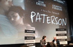 Adam Driver (who plays Kylo Ren in the STAR WARS sequel trilogy) takes part in a Q&A panel for the Jim Jarmusch film PATERSON
