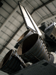 A close-up shot of space shuttle Endeavour's RSMEs, on November 16, 2012.