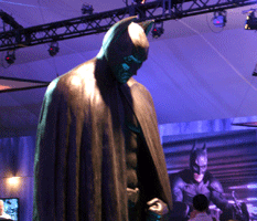 The statue featured at the conclusion of THE DARK KNIGHT RISES, on December 7, 2012.