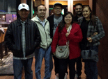 Posing with the gang after grubbin' at a Korean BBQ restaurant in Alhambra.