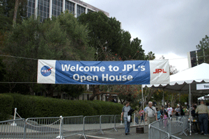 At the 2009 JPL Open House near Pasadena, California.