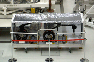 The MSL rover wheels.