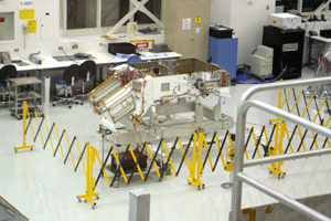 The MSL rover chassis.