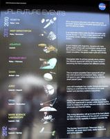 Current and upcoming deep space missions.