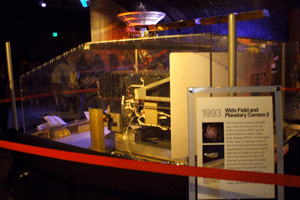 The actual Wide Field and Planetary Camera 2 (WFPC2) instrument, which flew aboard the Hubble Space Telescope (HST) from December 1993 to May 2009.