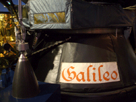 The bottom of the Galileo full-scale mock-up.