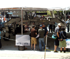 A giant lunar rover prototype.