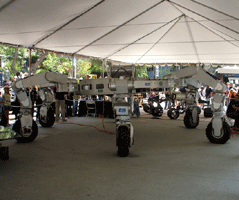 The giant lunar rover prototype.