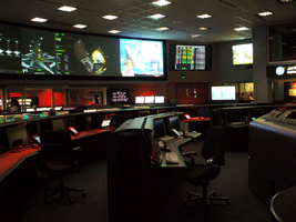 The Space Flight Operations Facility...where JPL communicates with all of its deep-space interplanetary spacecraft.