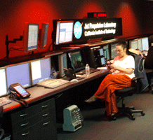 The Space Flight Operations Facility...where JPL communicates with all of its deep-space interplanetary spacecraft.