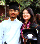 Me and Eva after our graduation.