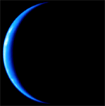 An image of Earth taken by the Akatsuki spacecraft as it departed for Venus on May 21, 2010 (Japan Standard Time)