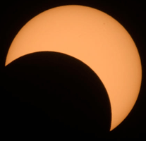 The annular solar eclipse of October 14, 2023...as seen with my Nikon D3300 DSLR camera.