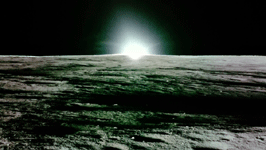 The lunar sunset as seen by Firefly Aerospace's Blue Ghost lander right before its mission at Mare Crisium came to an end, on March 16, 2025
