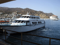 The Catalina Express after I undocked from the boat at Avalon Bay, on October 4, 2013.