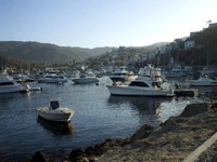 Another snapshot of yachts and fishing boats that fill Avalon Bay at Catalina Island, on October 4, 2013.