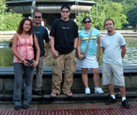 Posing for a group photo at Central Park.