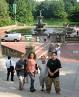 Posing for another group photo at Central Park.