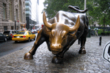 The Charging Bull at Wall Street.