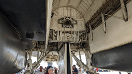 Another snapshot of the B-1B Lancer's weapons bay during the Aerospace Valley Air Show at Edwards Air Force Base, California...on October 15, 2022.