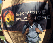 At Skydive Elsinore in Riverside County, CA, to do another tandem skydive...on October 4, 2014.