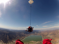 Free falling above Lake Elsinore, CA...on October 4, 2014.