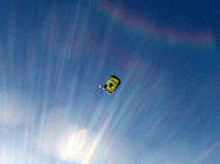 The main parachute deploys after 60 seconds of free fall...on October 4, 2014.