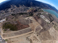 The drop zone at Skylark Field Airport as seen by the videographer...on October 4, 2014.