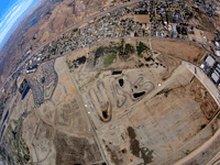 The drop zone at Skylark Field Airport as seen by the videographer...on October 4, 2014.