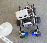The prototype rover on display at JPL...on May 20, 2017.