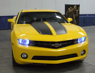 The Camaro used for Bumblebee in TRANSFORMERS.