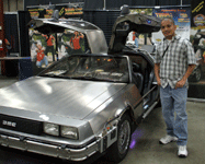 The Delorean time machine from BACK TO THE FUTURE.