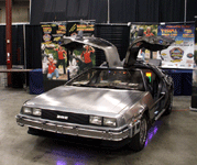 The Delorean time machine from BACK TO THE FUTURE.